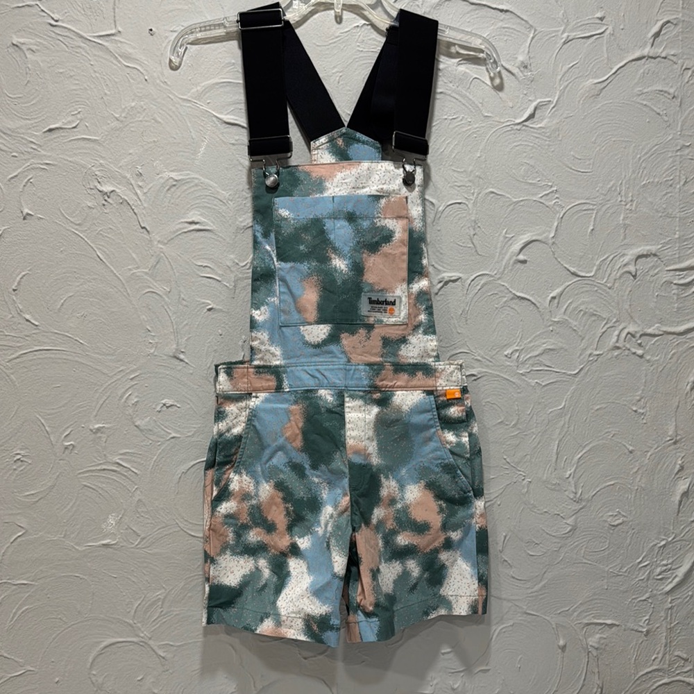 Timberland Camouflage‎ Print Overalls Shorts - Sizes: XS, Small